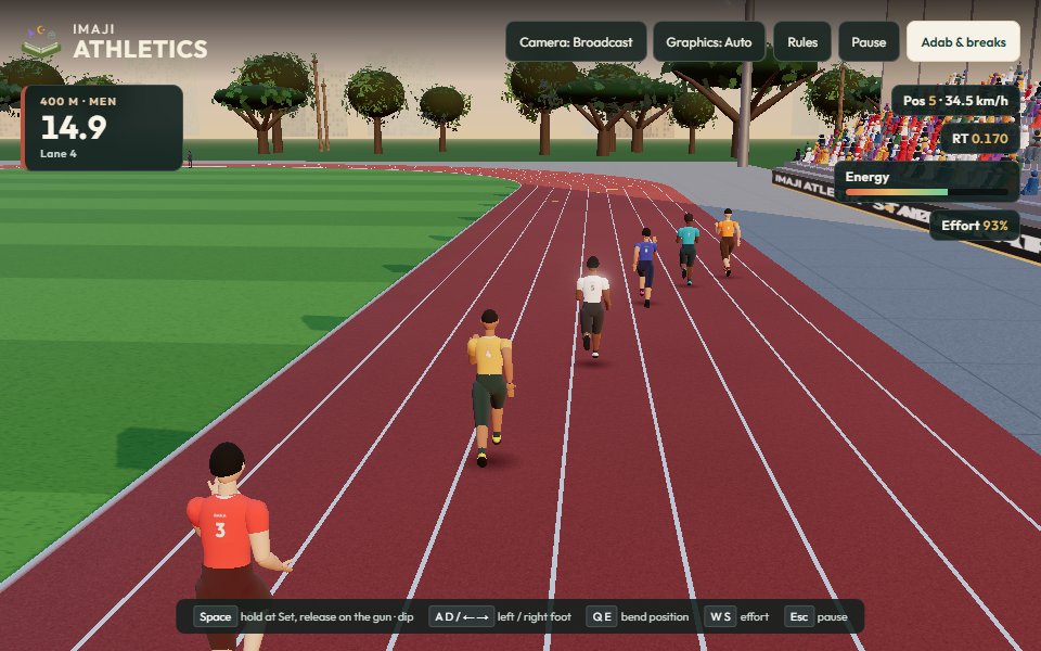 Imaji Athletics — 3D Track & Long Jump