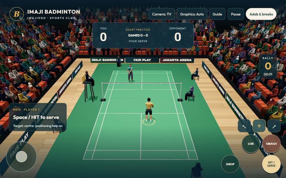 Imaji Badminton — Badminton 3D