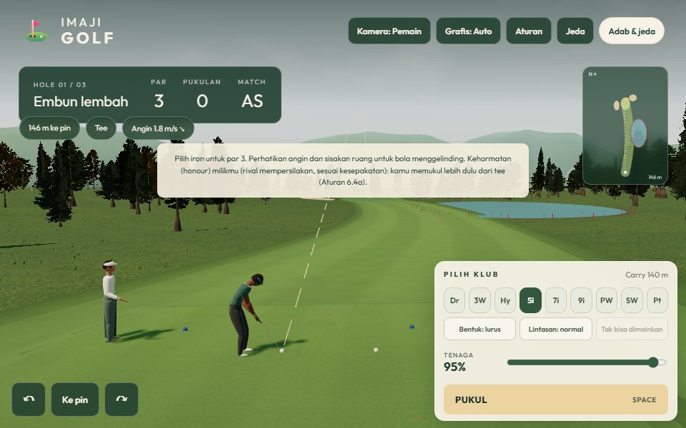 Imaji Golf — Lembah Bedugul 3D