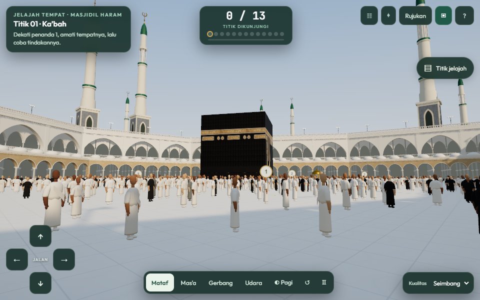 Tampilan latihan Jelajah Tempat: Masjidil Haram