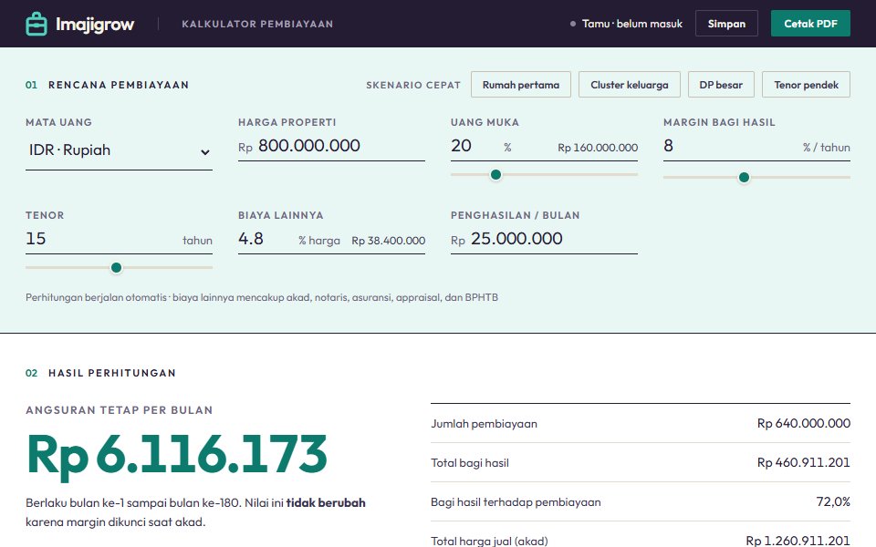 Islamic Home Financing Simulator